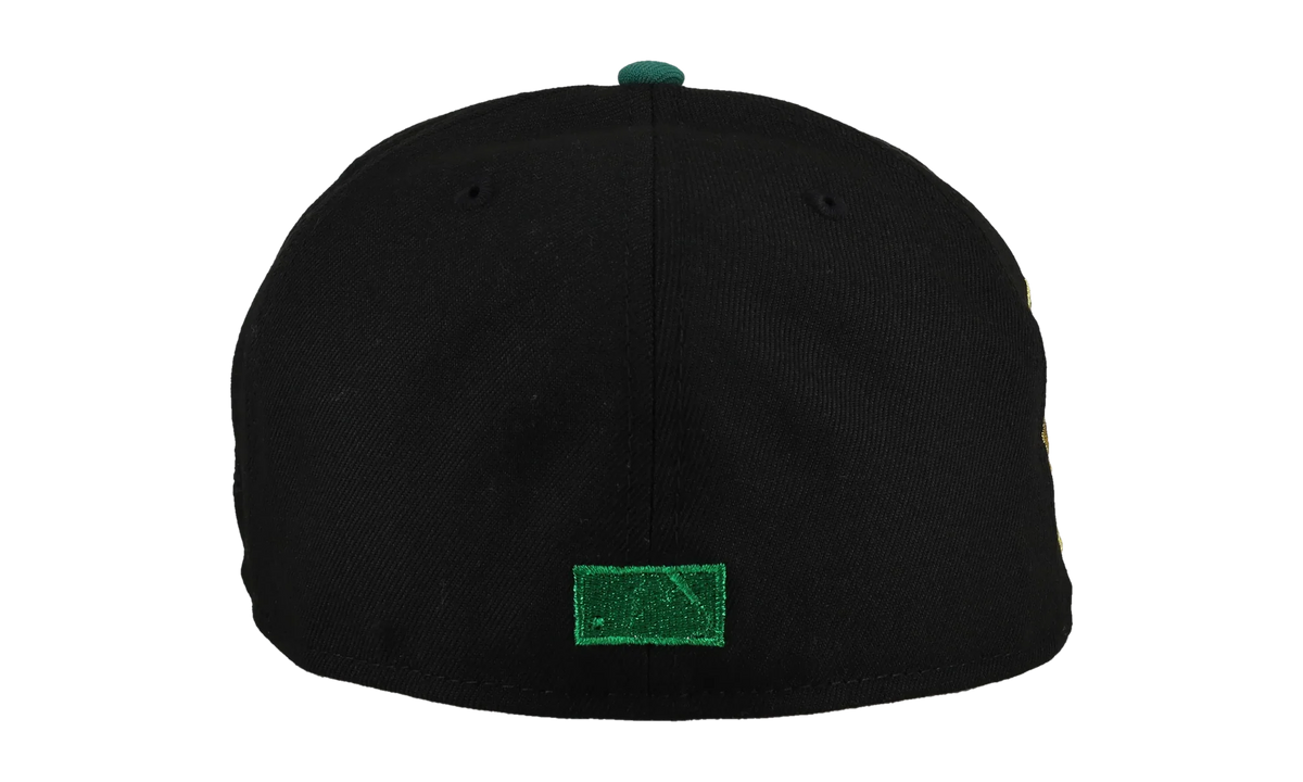 59FIFTY New York Yankees 1999 WS Fitted Hat "Metallic Script - Black / Green / Gold" 123451298979