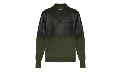 Coated Polo Sweater "Green" S50GL0075M13236696S