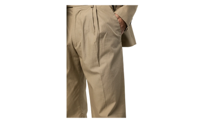 Single Pleat Relaxed Trouser "Brown" MPR001 210