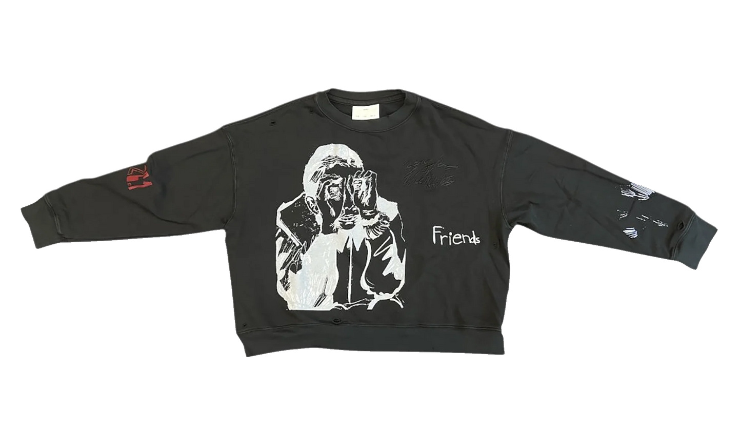 Peaking Kid Relaxed Pullover "French Terry - Overdye Black" 261 MJP029P5 TERYBLK