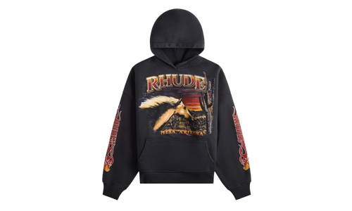 MESA STALLION HOODIE "Vintage Black / Red / Yellow" RHFW25HO04012 3169