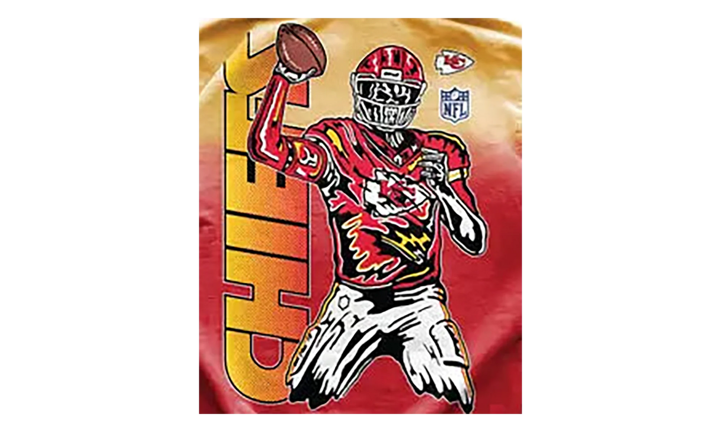 Chiefs Go Long Ombre Hoodie "Red / Yellow" WL003