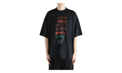 7 Sins T-Shirt "Black" ME76TR196BX BLAC