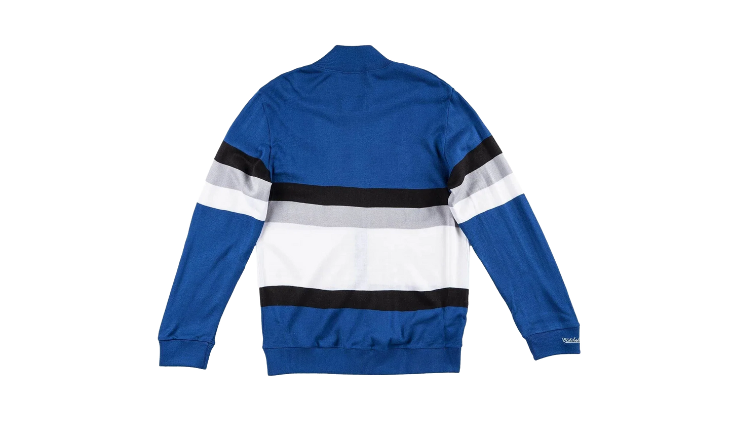 NBA Front Stripe Full Zip Sweater "Orlando Magic - Royal" SWTRAJ18024 OMAROYA