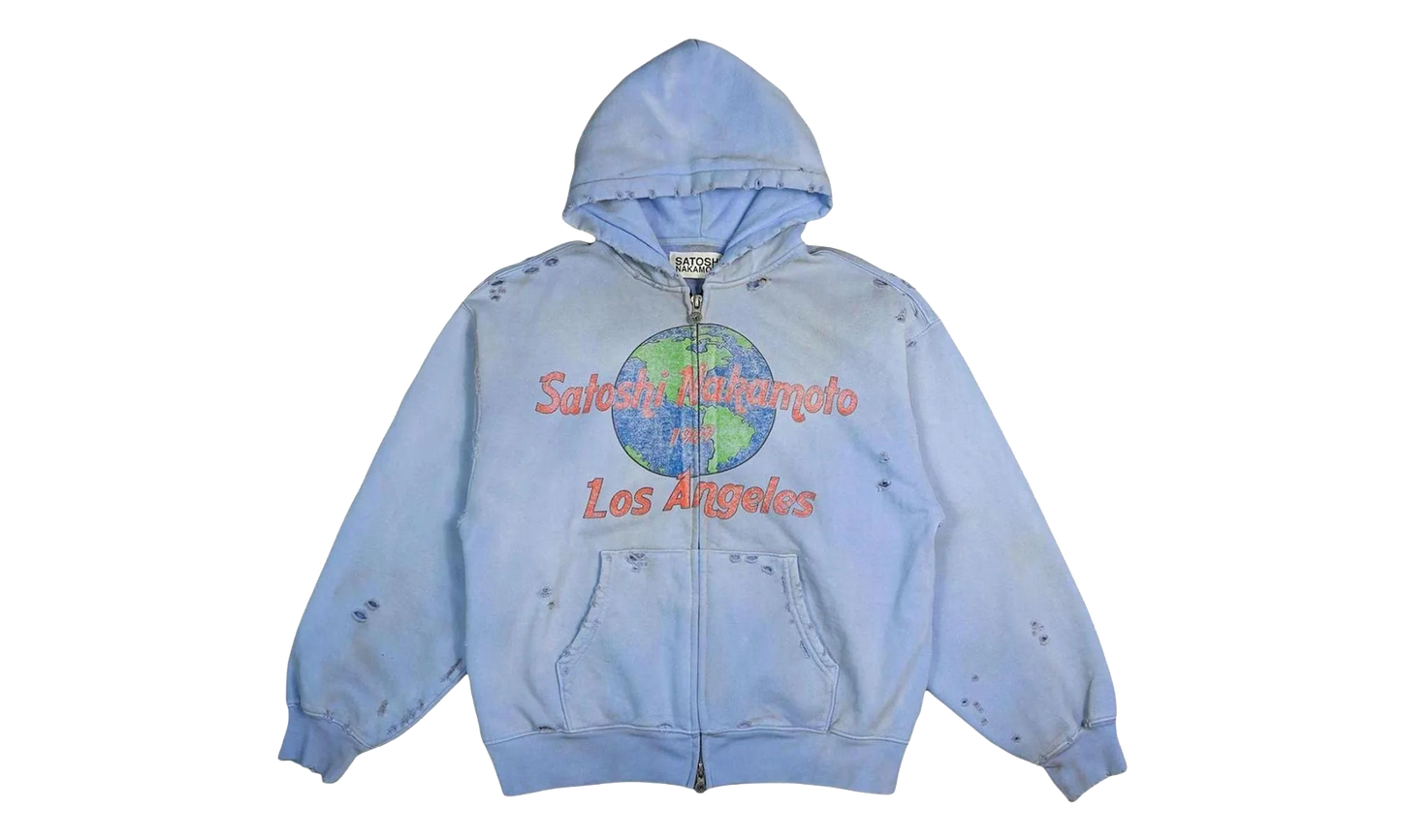 1969 Rock Zip Hoodie "Blue" SAT010