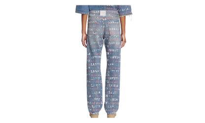 TWISTED LEG DENIM TROUSERS "Blue Denim" RW TR0335 D082 P24 22