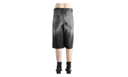 Loose Fit Denim Shorts "Black" FN MN SHOR000263 BLACK