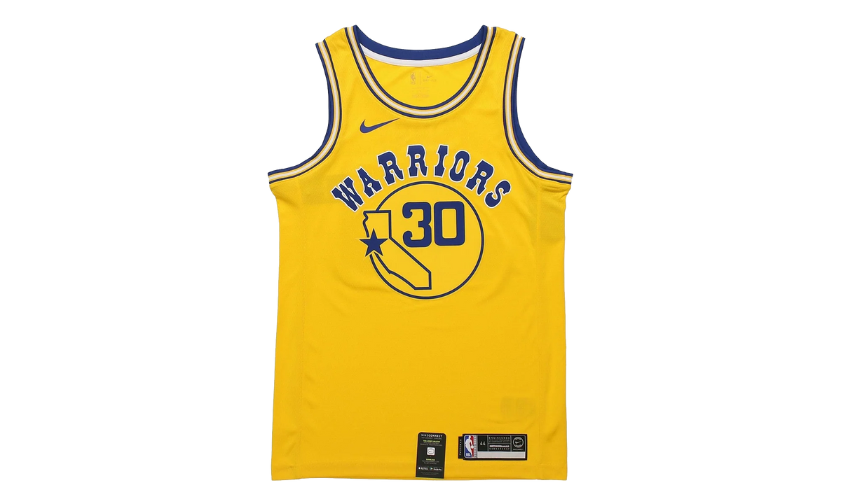 NBA GS Warriors Classic Edition Swingman Jersey Steph Curry GS "Yellow" 9Z2B7B1AW CURRY
