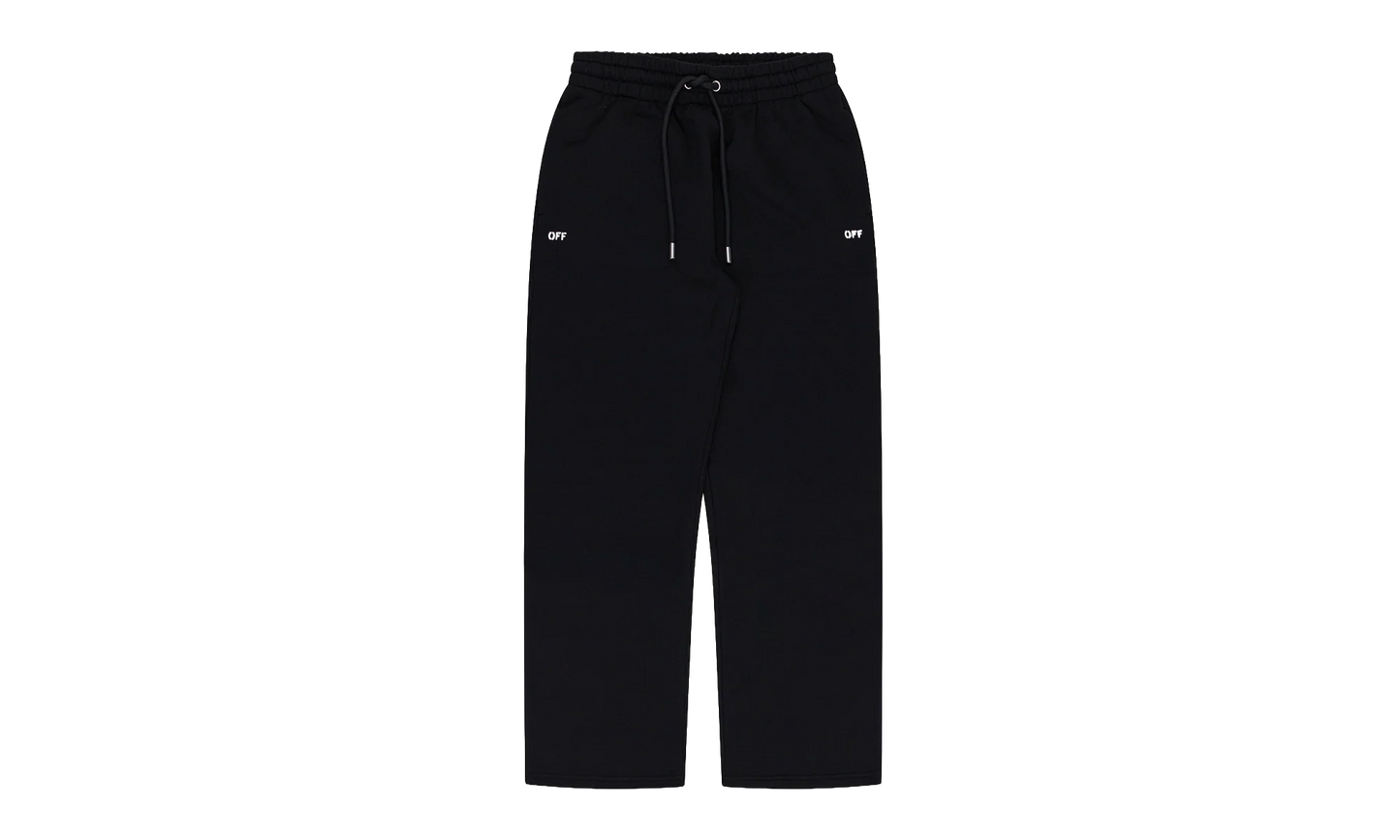 Spray Can Diagonal Sweatpants "Black" OFW MBTM 0091