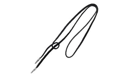 Leather Braids Chain Necklace "Black" CHRM0822
