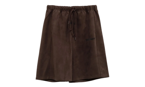Suede Fleece Relaxed Short "Brown" 160HO254692F