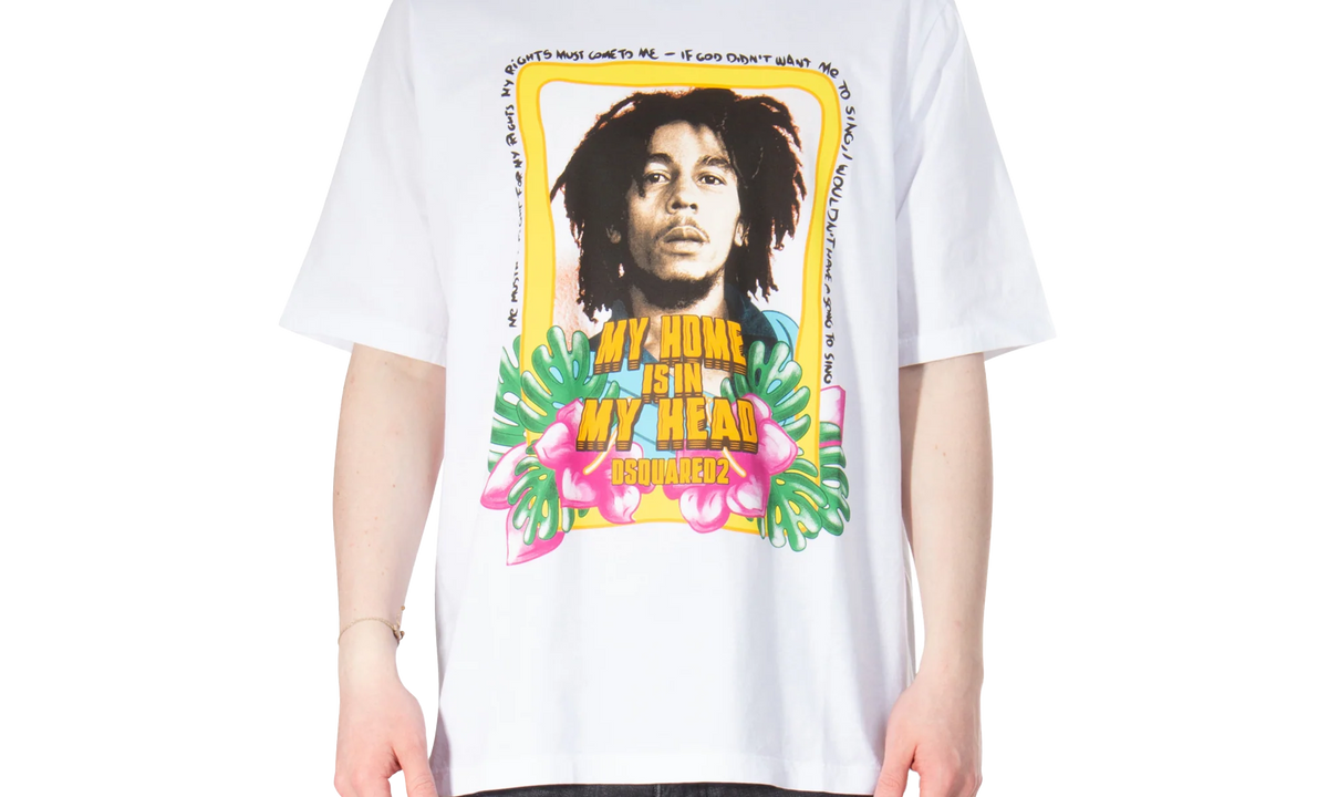 Bob Marley Skater T-Shirt "White" S71GD1270S22427100