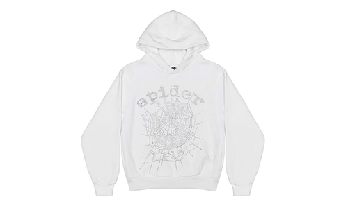 OG Rhinestone Logo Hoodie "White" SP5der340