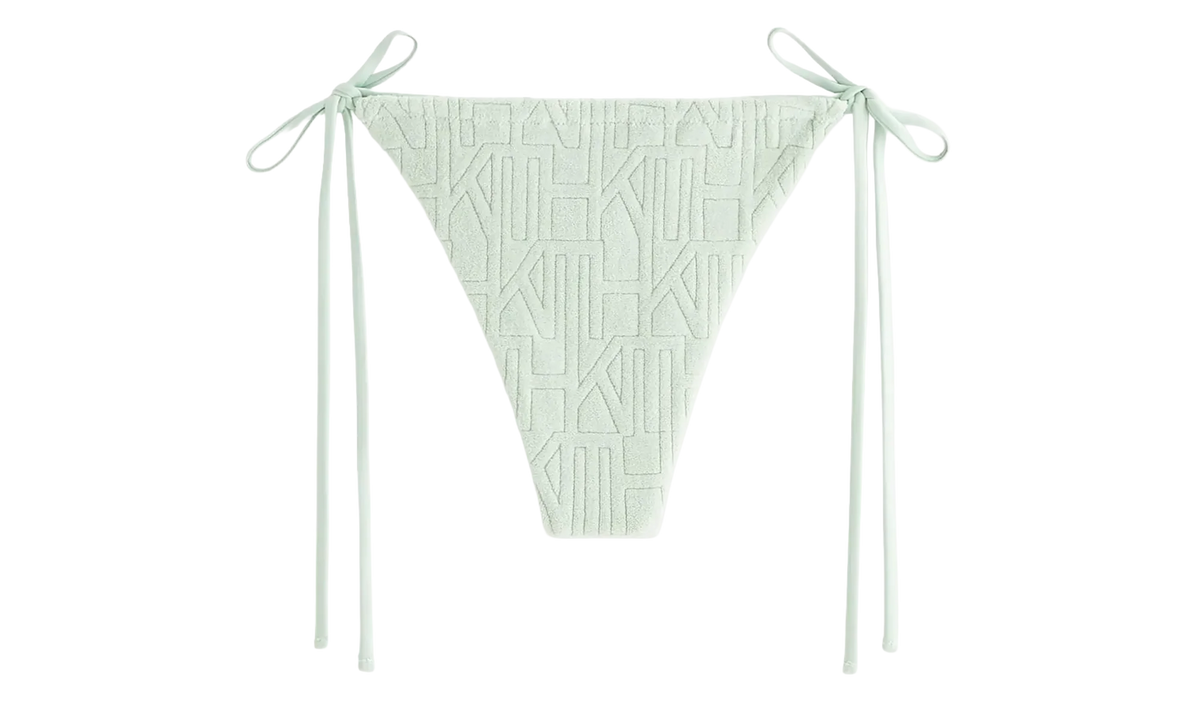 Tova Monogram Towel Tie Bottom "Green" khw070108 4008