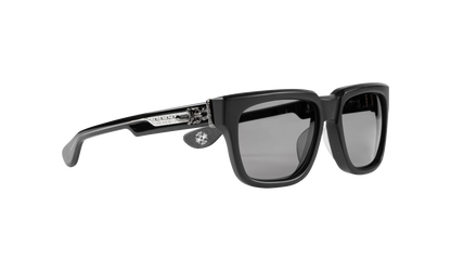 Box officer Sunglasses with Silver Dagger "Dark Grey" CHRM0944