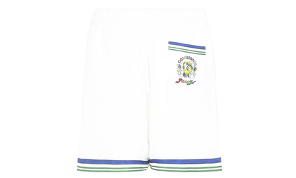 Tennis Club Icon Silk Twill Shorts "White" M AW25 TR 012 01