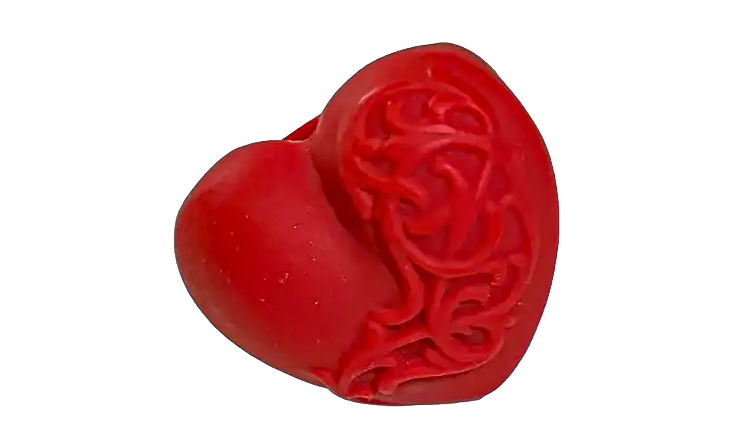 Heart Silicone Ring "Red" CHRM0807