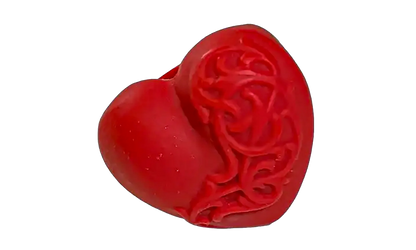 Heart Silicone Ring "Red" CHRM0807