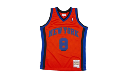 NBA Latrell Sprewell Reload Swingman Jersey "1998 New York Knicks - Orange" SMJYCP19287 NYKORAN98LSP