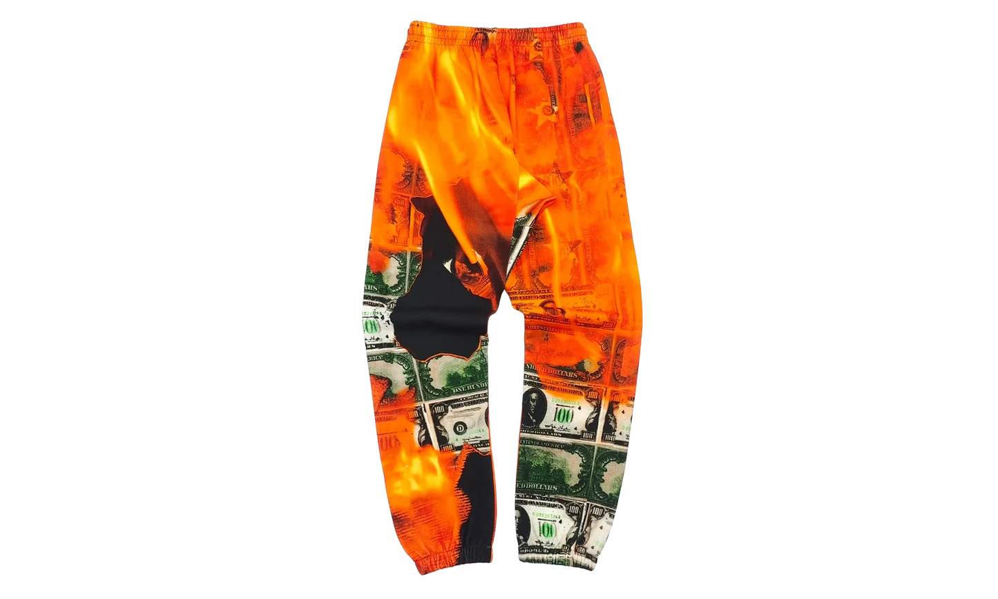 Burn It All Sweatpants "Orange" DT319