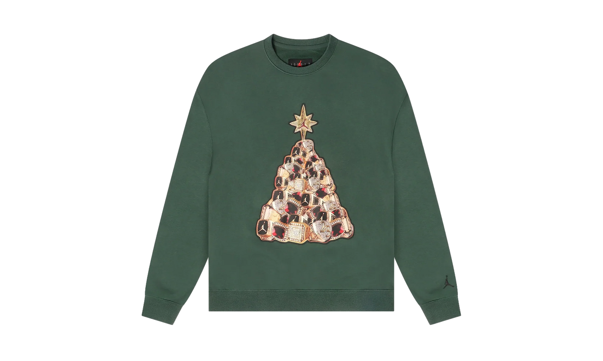 Jordan Brooklyn Fleece Crew-neck Sweatshirt "Midnight Green / Black" HV1874 316