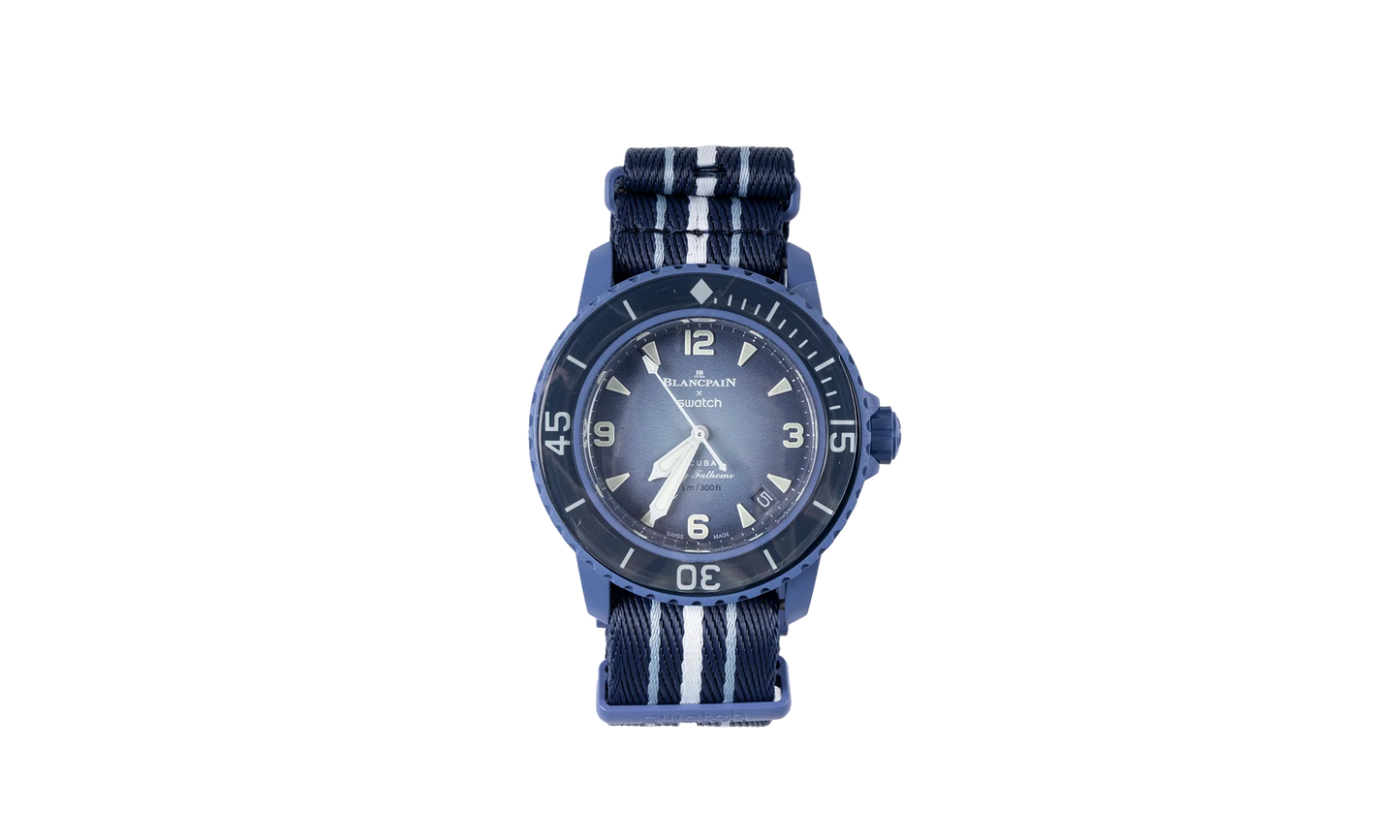 Blancpain x Swatch Scuba Fifty Fathoms "Atlantic Ocean" SO35A100