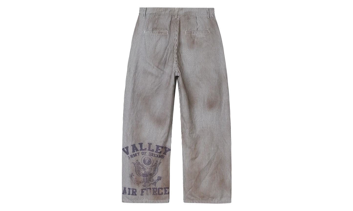 Pinstripe Work Pants "White / Black" VBKB9X80
