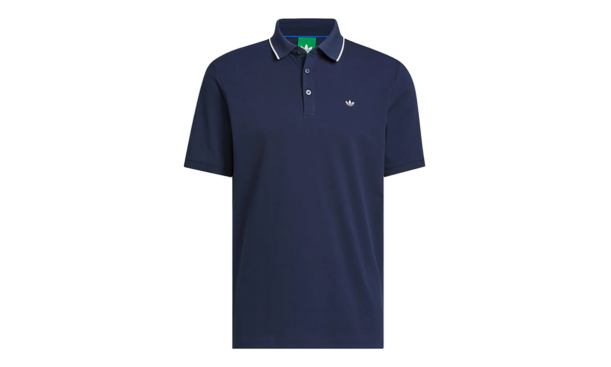 Originals Twistknit Trefoil Polo Shirt "Night Indigo / Chalk White" KB8622