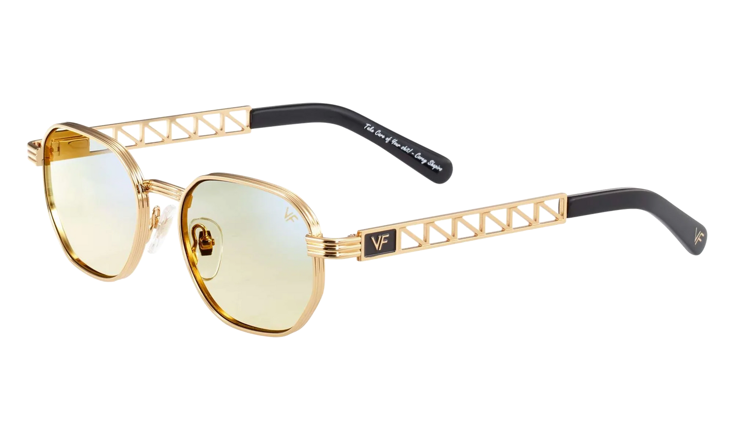 Detroit Player Jacques Cartier Edition 24KT "Yellow Gold / Powder Green Flash Blue" JCDP2 0004 11C8