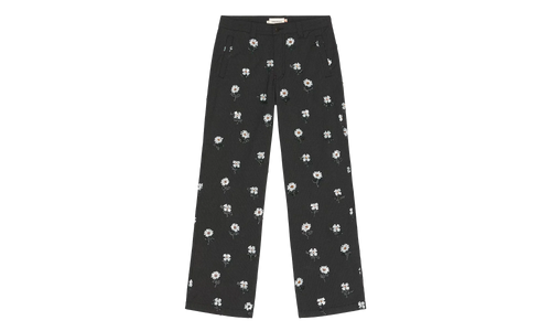 Flower Beaded Pants "Black" HTG260115 BLK