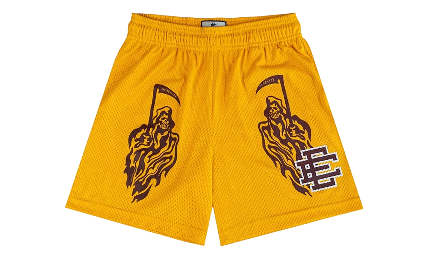 EE BASIC SHORT "WARREN LOTAS - Yellow/Maroon" EE679