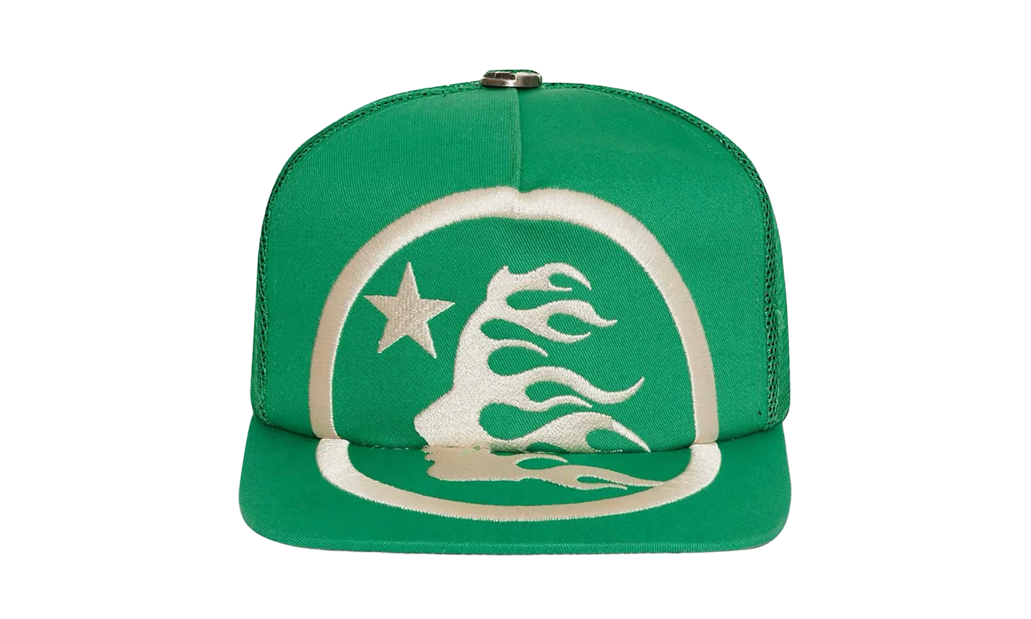 Big Logo Trucker Snapback Hat "Green" HSR102