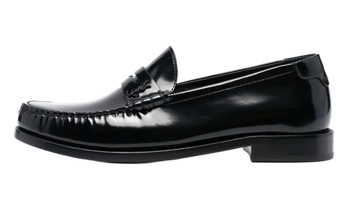 Le Loafer Penny Slippers "Nero" 670231AAA7R 1000