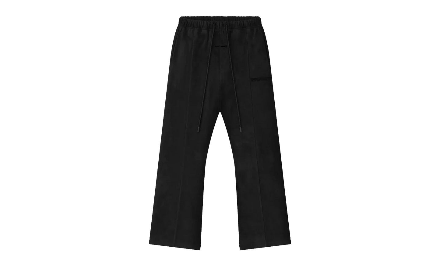 Suede Fleece Flare Pants "Vintage Black" 130HO258301F
