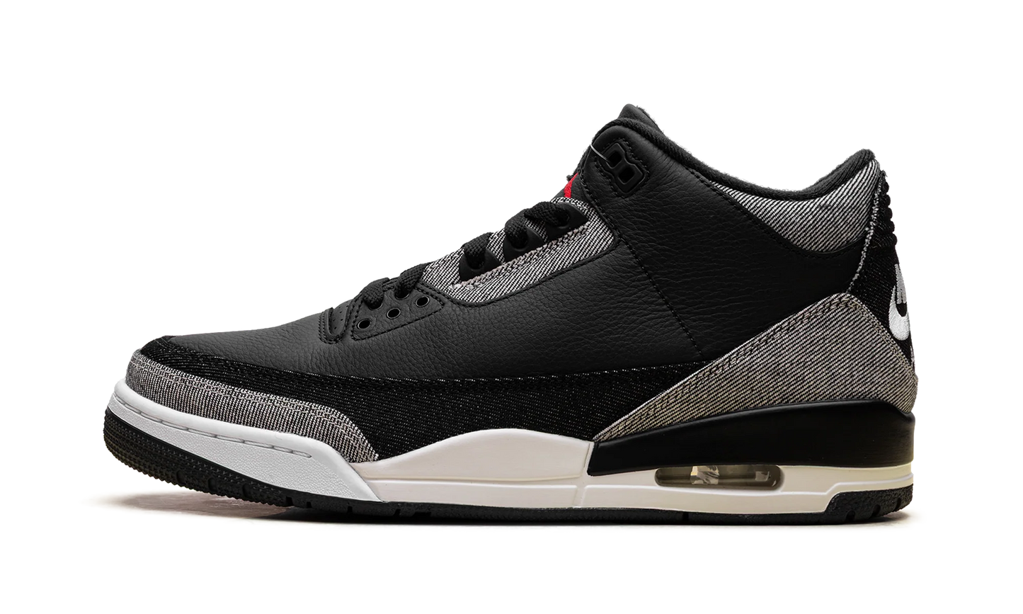 Air Jordan 3 "Levi's - Black Denim" IR0914 400
