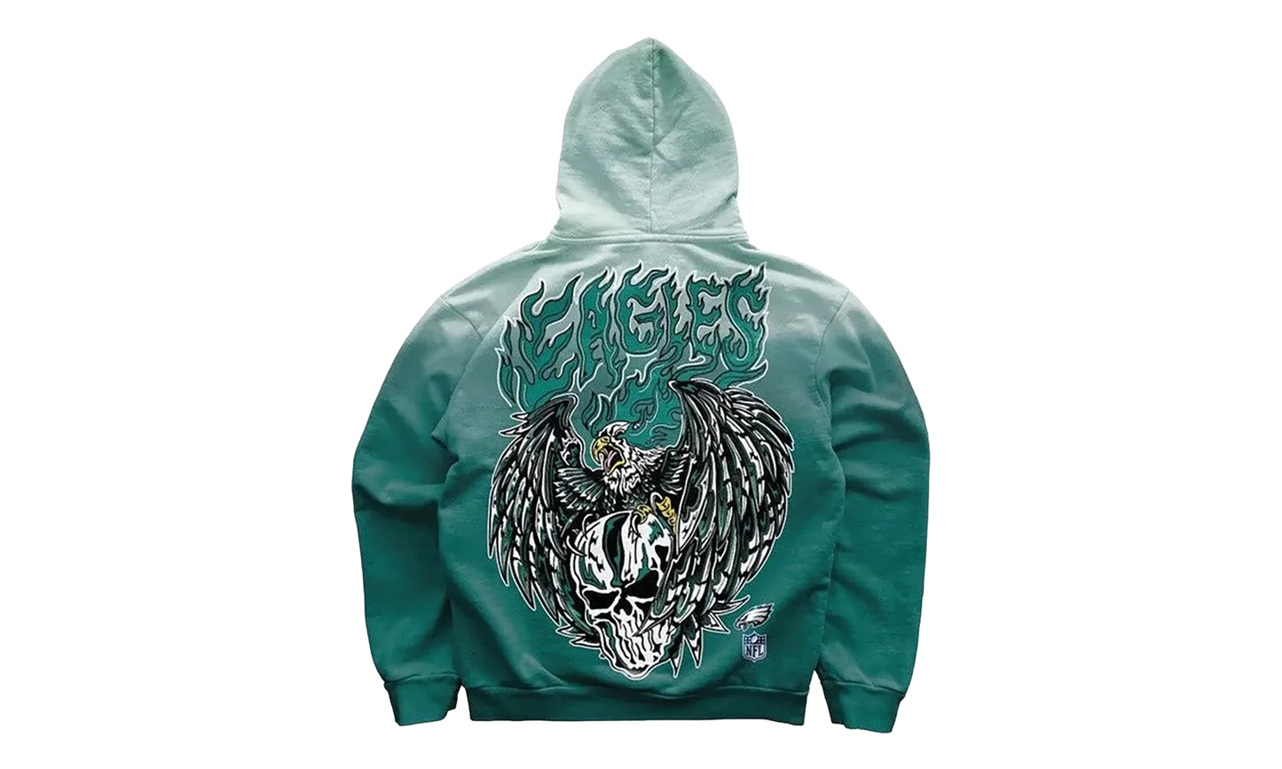 Philadelphia Eagles Talon Ombre Hoodie "Green" WL005