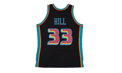 NBA Grant Hill Reload Swingman Jersey "1998 Detroit Pistons - Black" SMJYCP19295 DPIBLCK98GHI