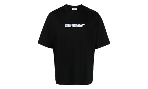 Blurred Logo T-Shirt "Black / White" OMAA120F23JER0021001