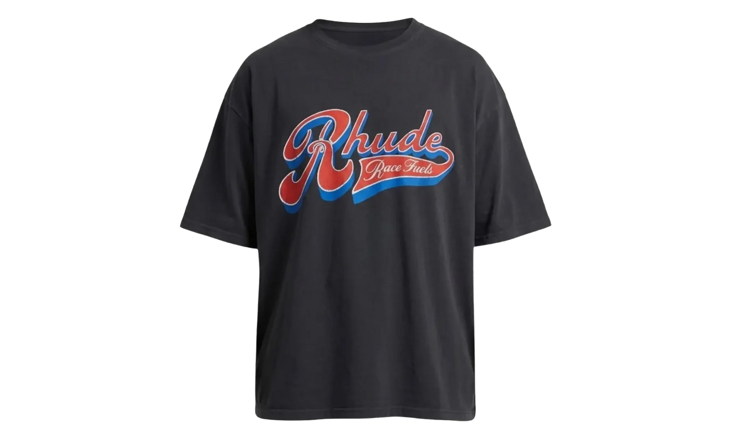 Pit Stop T-Shirt "Vintage Black / Red / Blue" RHSS26TT03012 BLK
