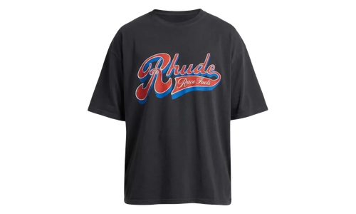 Pit Stop T-Shirt "Vintage Black / Red / Blue" RHSS26TT03012 BLK