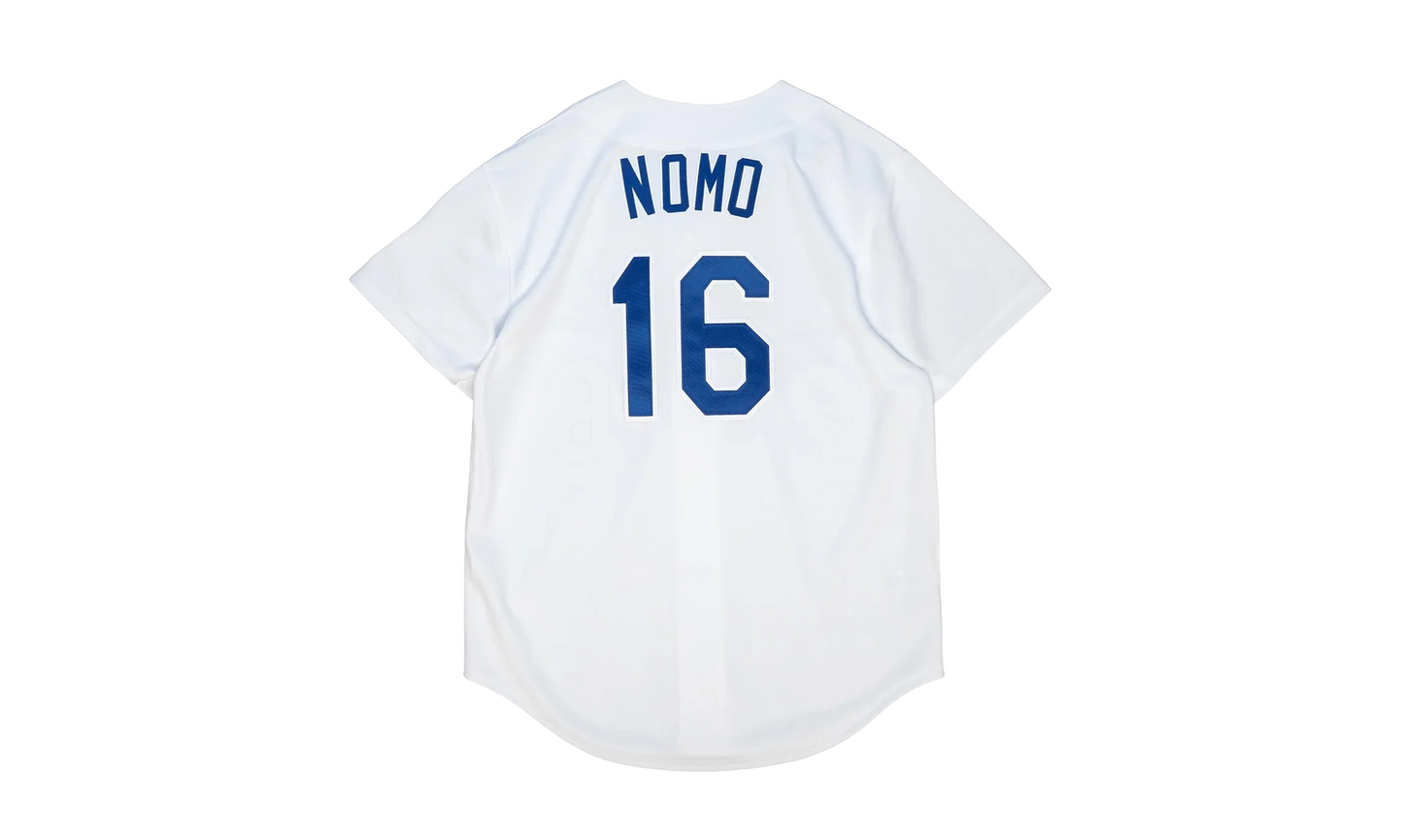 MLB Hideo Nomo Home Jersey "1997 Los Angeles Dodgers – White" AJY13362 LAD97HNOWHIT