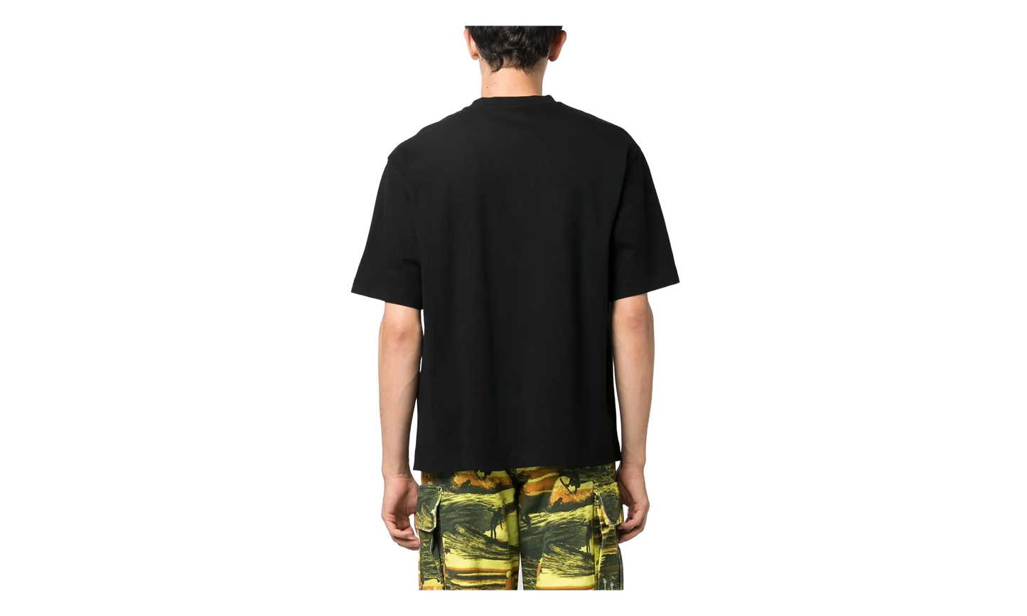 Blurred Logo T-Shirt "Black / White" OMAA120F23JER0021001