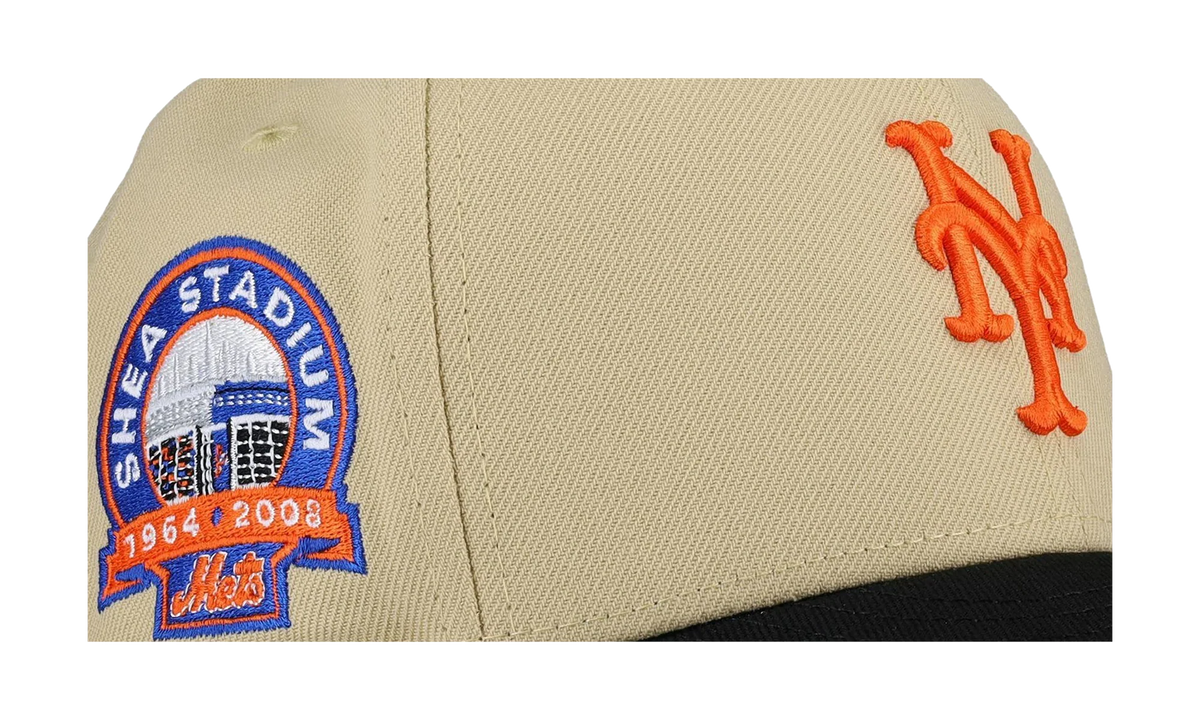 59FIFTY New York Mets Shea Stadium Vegas Fitted Hat "Gold" 123451297568