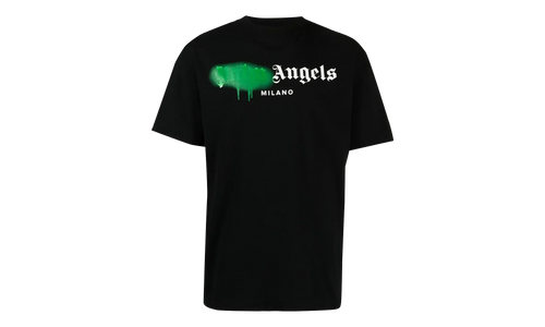 Milano Sprayed Logo T-shirt "Black" PMAA001C99JER0061055