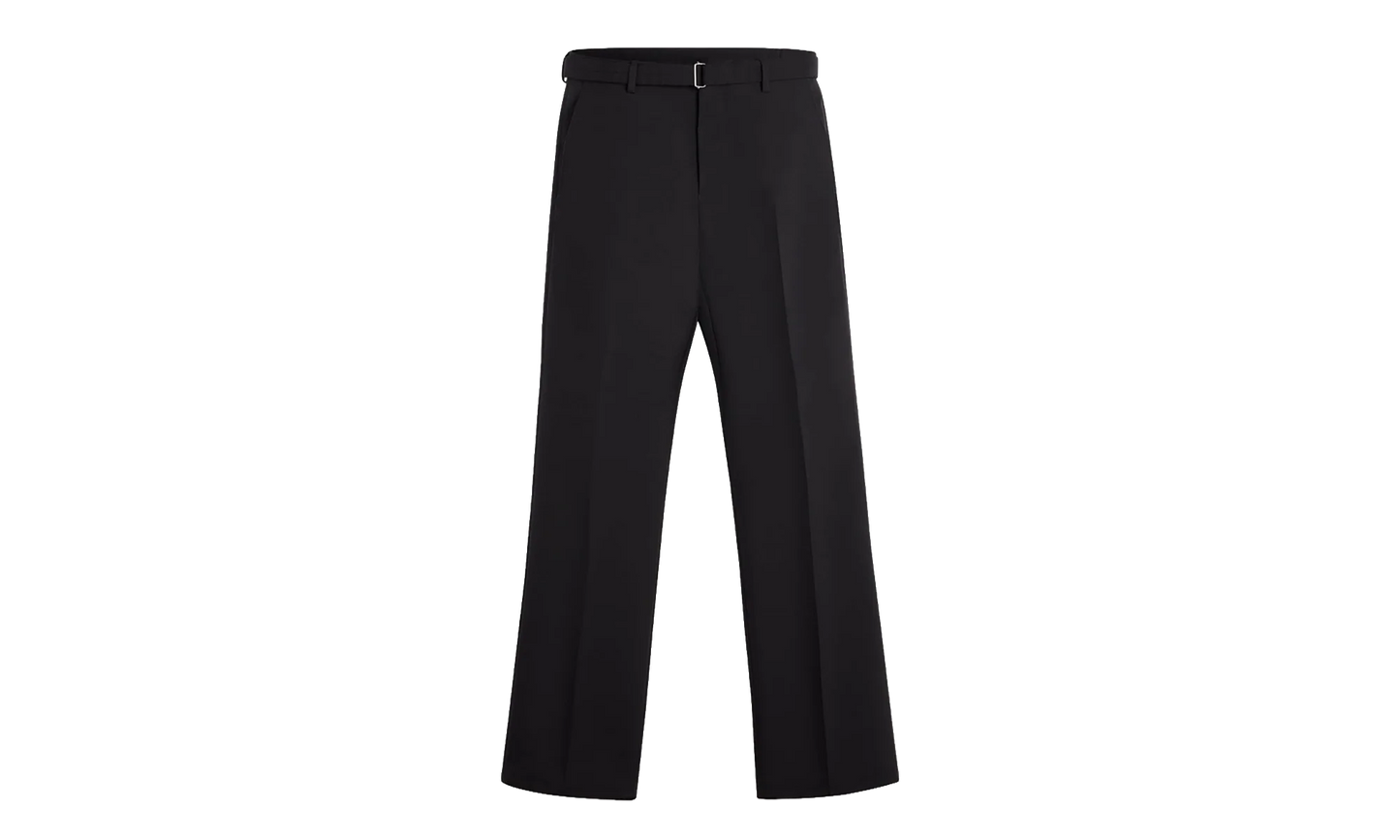 BELTED STRAIGHT LEG TROUSERS "Black" RM TR0011 5678 E23 10