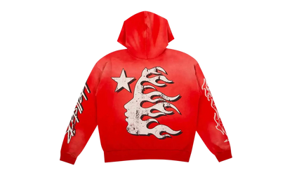HELLSTAR RECORDS HOODIE "Red" HSR164