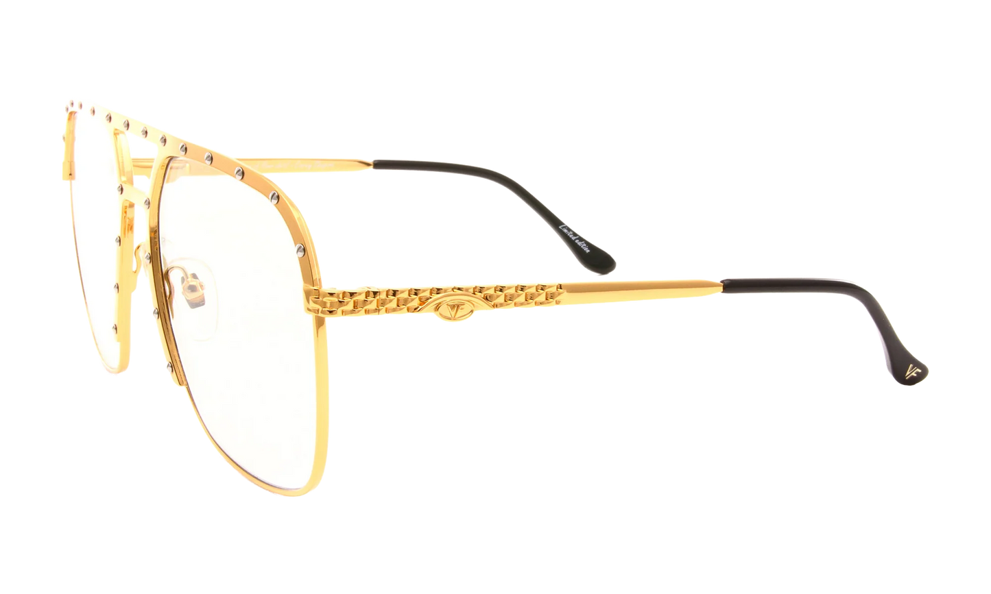 Axel 24KT Two-Tone "Yellow Gold / Clear" MPAX2 0002 28C4