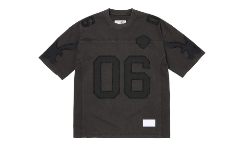 MM6 Maison Margiela Cotton Football Jersey "SS26 - Black" SU27175
