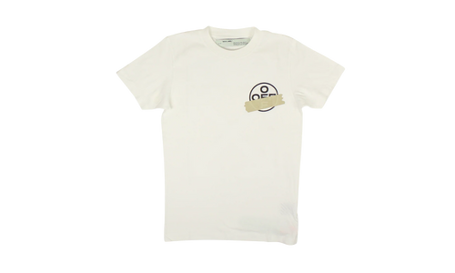 Tape Arrows Tshirt "Biege" OMAA027G20JER0540161