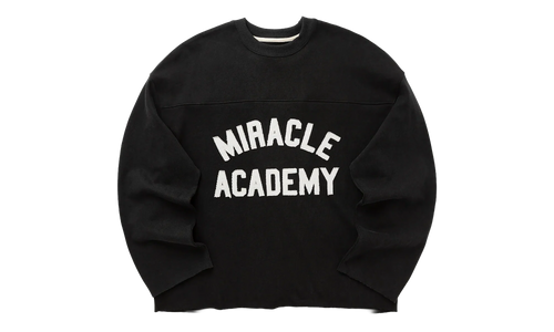 Varsity Long Sleeve T-shirt "Black Sunfade" Y6 T27G32 021